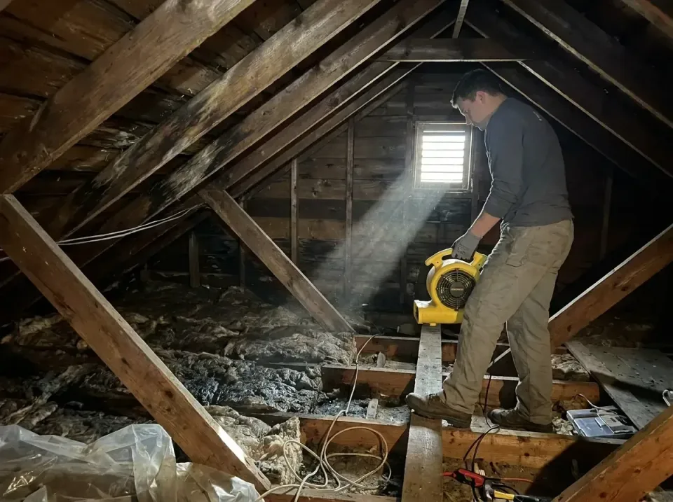 attic-water-damage-drying-proc-007 — frequently asked questions, Emergency Water Extraction & 24/7 Flood Response in Mahtome…